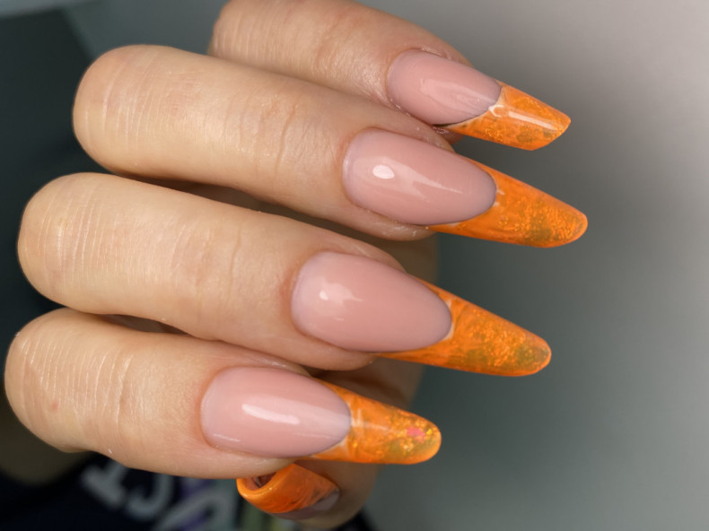 Арочное моделирование Выкладной френч, photo - Manicurist Barb Manicure