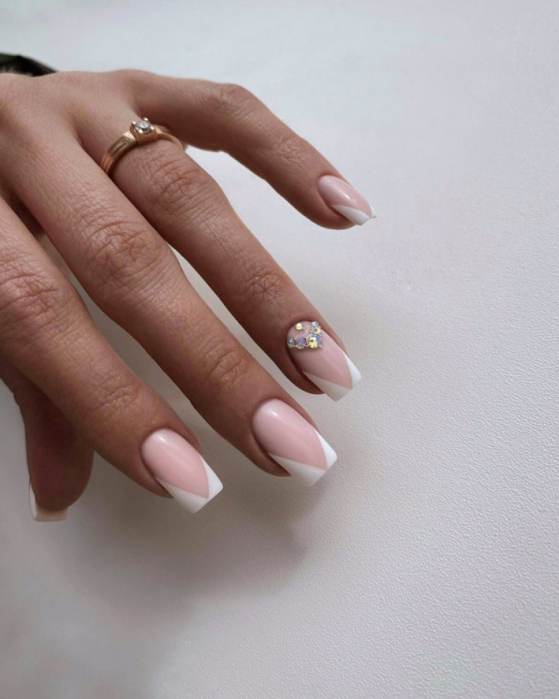 French wedding rhinestone, photo - Manicurist Barb Manicure