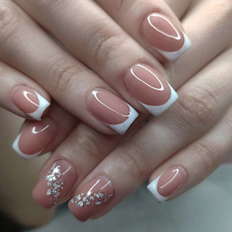 French glitter wedding, photo - Manicurist Barb Manicure