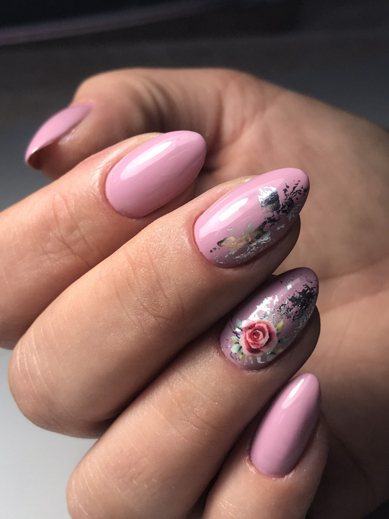 Комбінований манікюр, укріплення гелем, покриття, дизайн, photo - Manicurist Barb Manicure