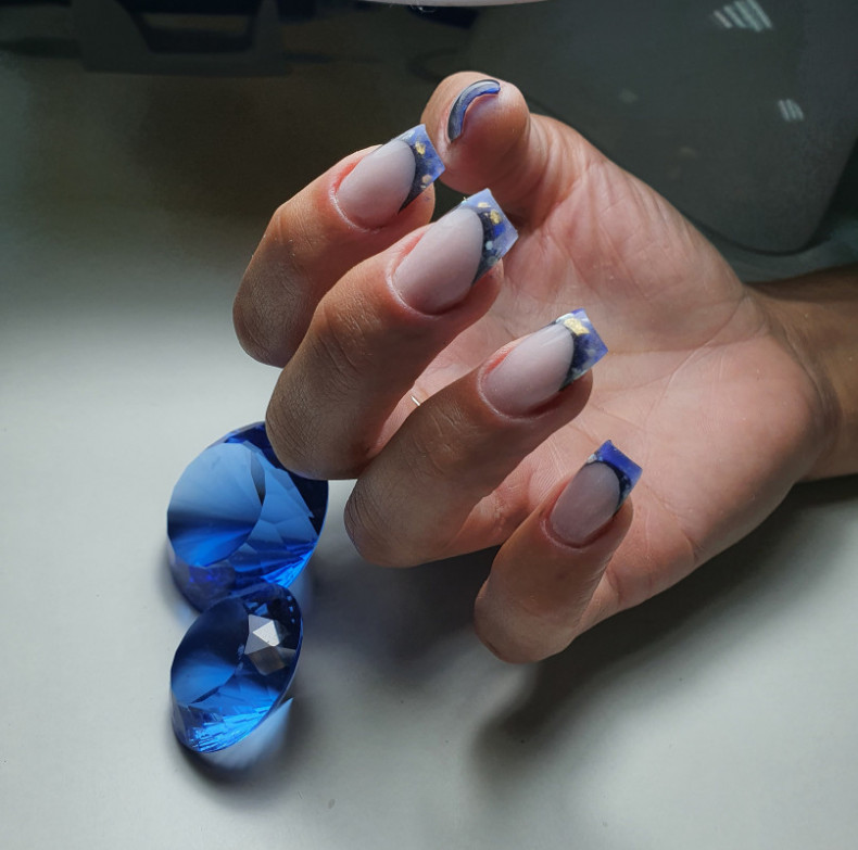 Викладний френч, photo - Manicurist Barb Manicure