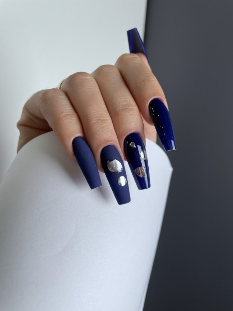 Нарощування нігтів. Довжина 4, форма - балерина, photo - Maniküre Barb Manicure