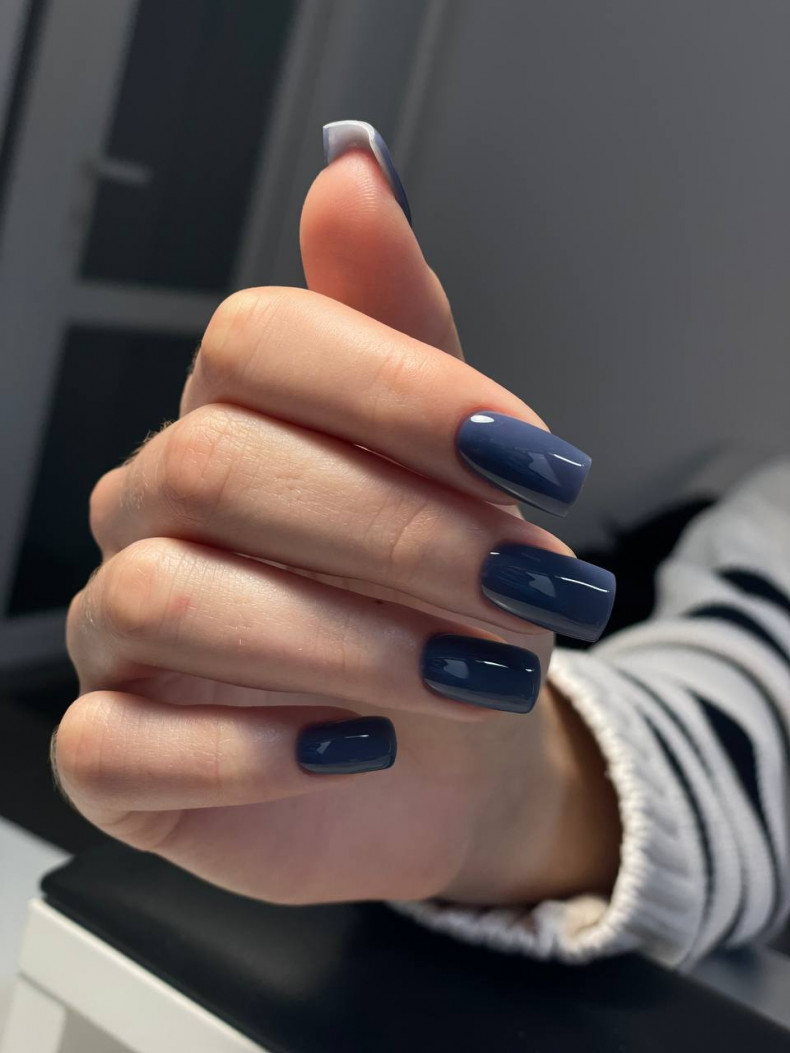 Комбі + укріплення гелем та донарощення кутів, photo - Manicurist Barb Manicure