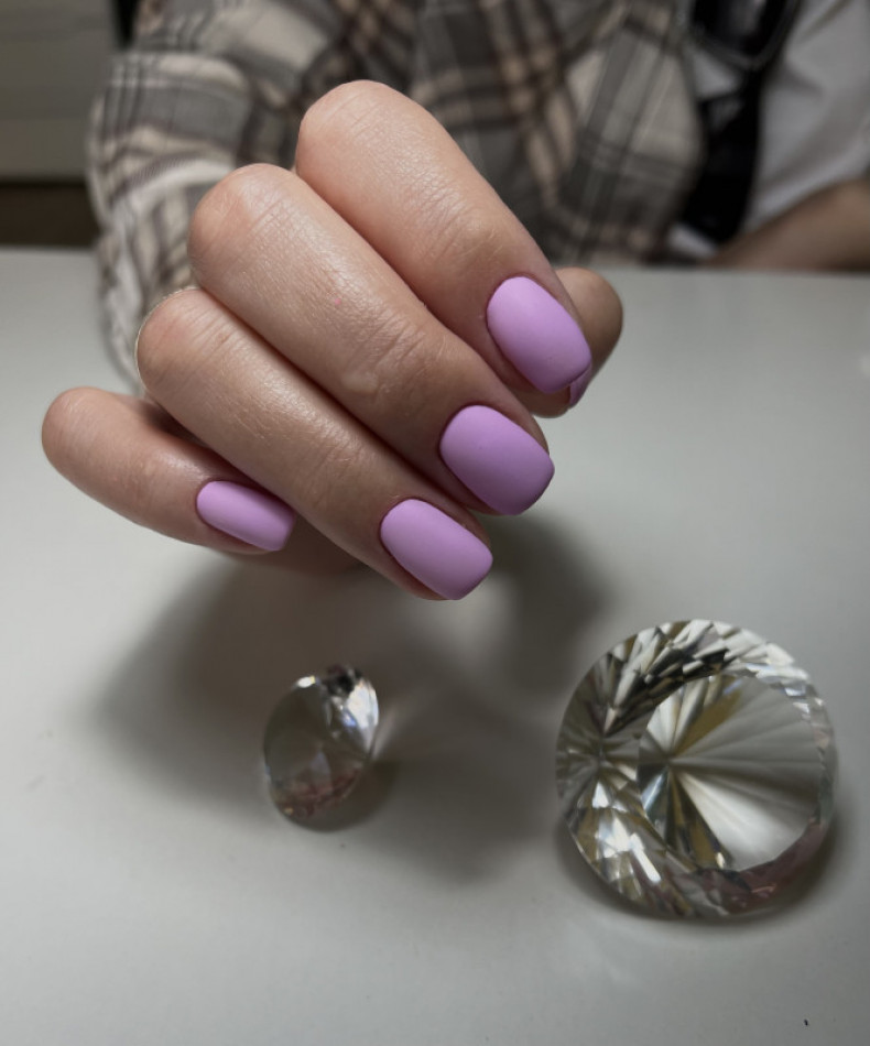 Укріплення нігтів базою+гель-лак, photo - Manicurist Barb Manicure