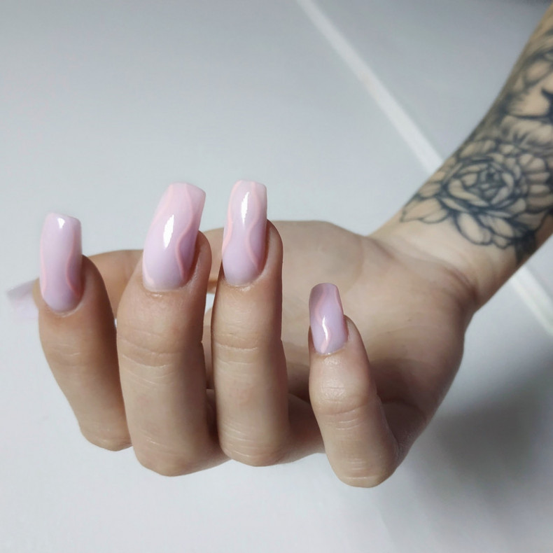  #simplemanicure #pinkmanicure #manicureminimalism #manicureline #, photo - Maniküre Barb Manicure