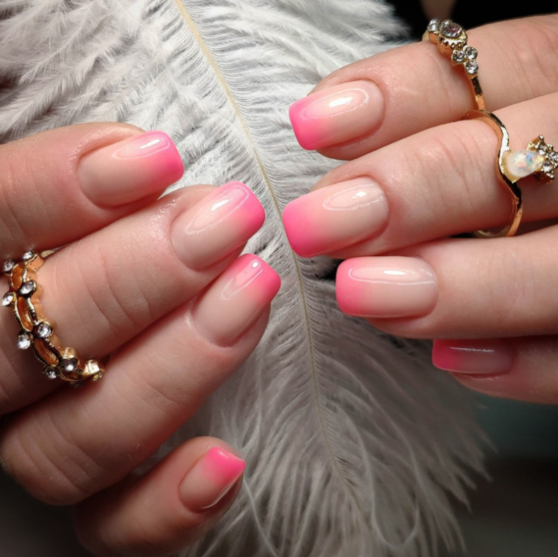 Омбре, photo - Manicurist Barb Manicure