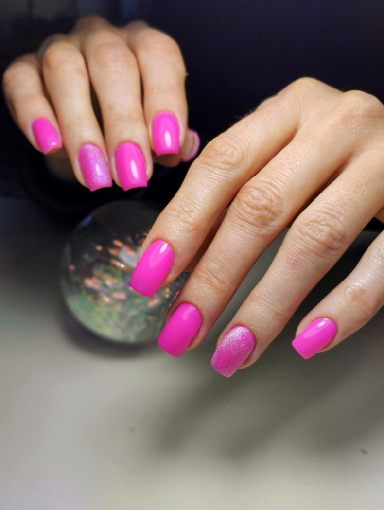  #pinkmanicula #manicure #manicurekwadratowy, photo - Manicurzysta Barb Manicure