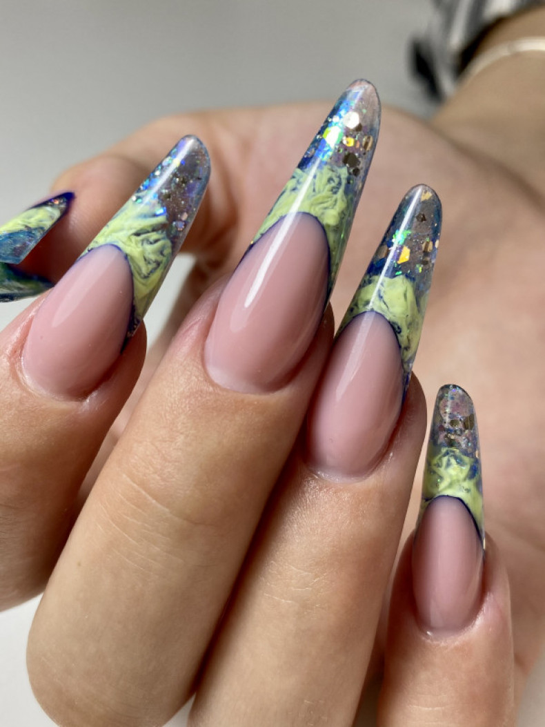 Арочне моделювання 
Сучасний арочний мигдаль 
Викладний фр, photo - Manicurist Barb Manicure