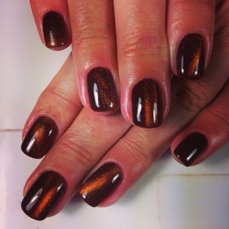 Cat eye brown, photo - Manicurist Barb Manicure