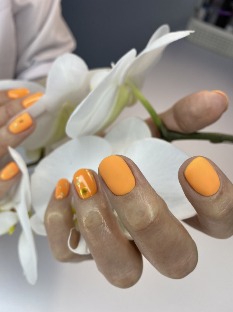 Комплекс манікюра
 #помаранчевийманікюр, photo - Manicurist Barb Manicure