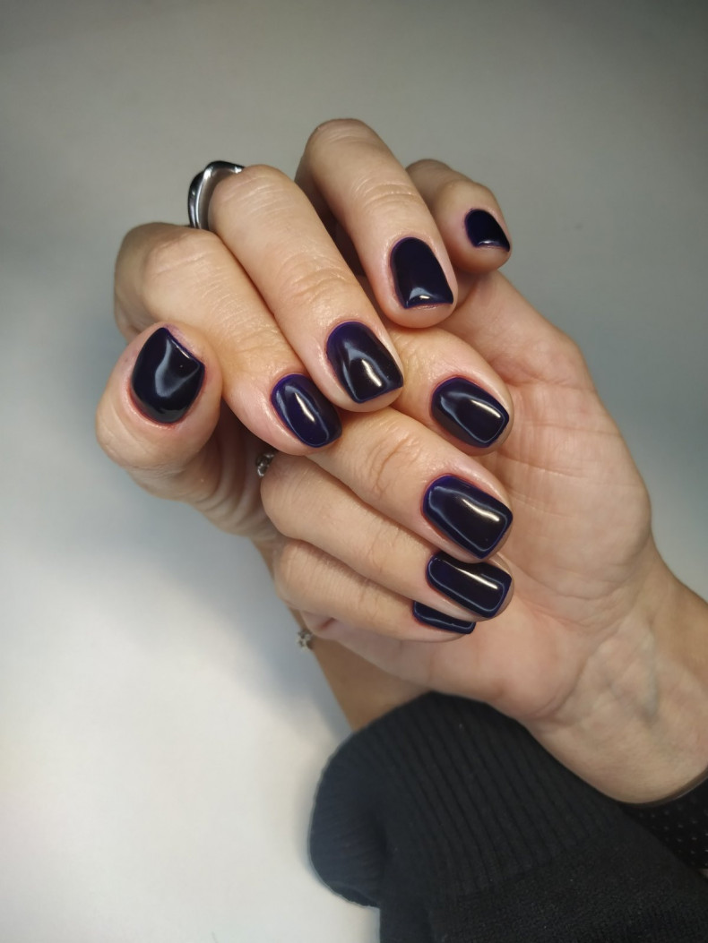 Комбинированный маникюр и укрепления гелем+гель лак, photo - Manicurist Barb Manicure