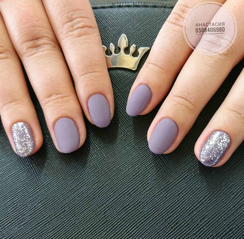 Дизайн и матовая отделка цена 470 грн, photo - Мастер маникюра Barb Manicure