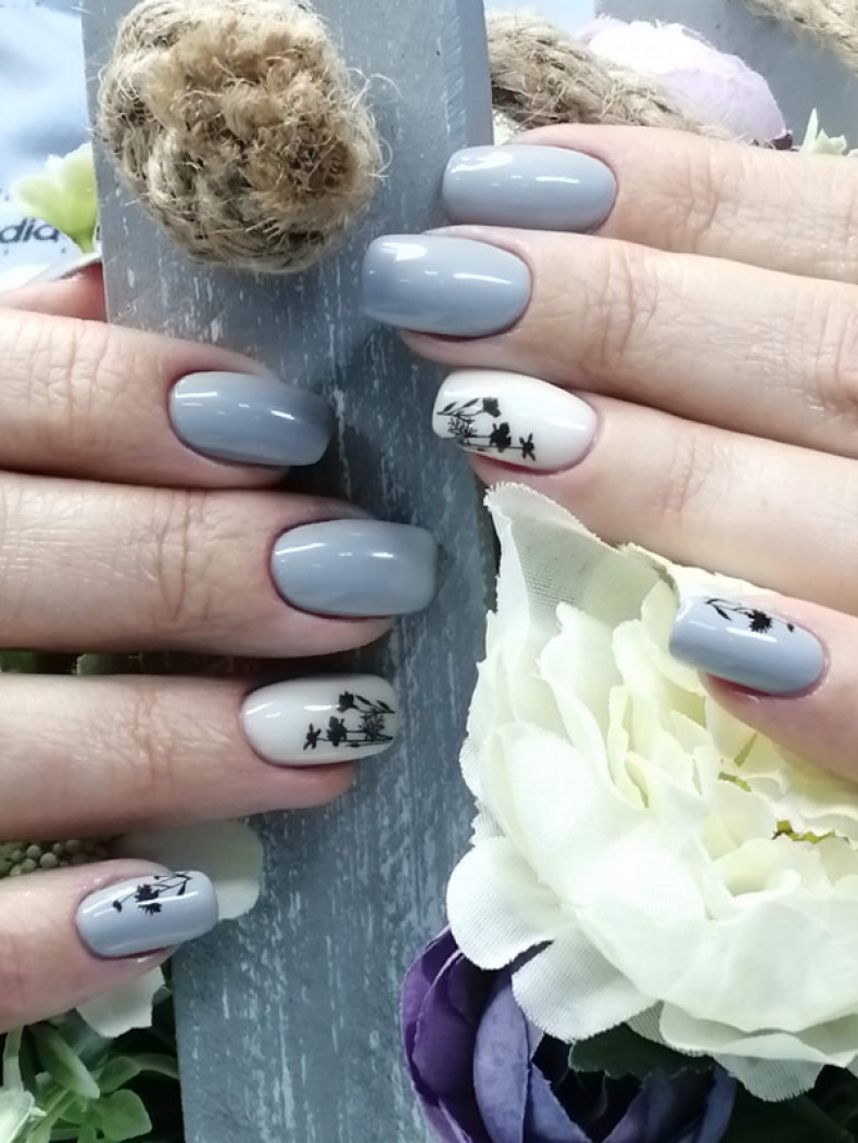 Коррекция нарощенных ногтей с однотонным покрытием гель-лако, photo - Manicurist Barb Manicure