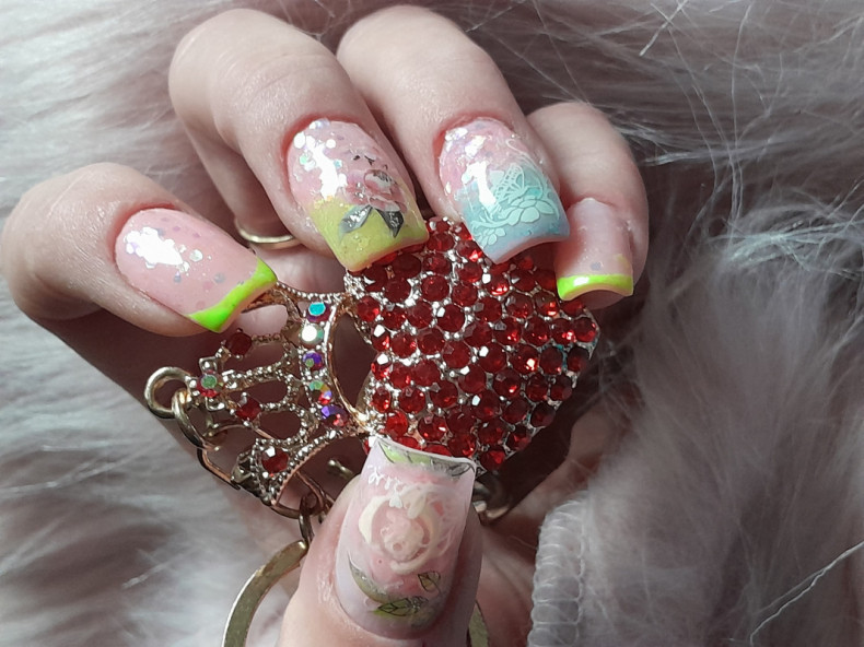 Нарощуваннядизайншпола #, photo - Manicurist Barb Manicure