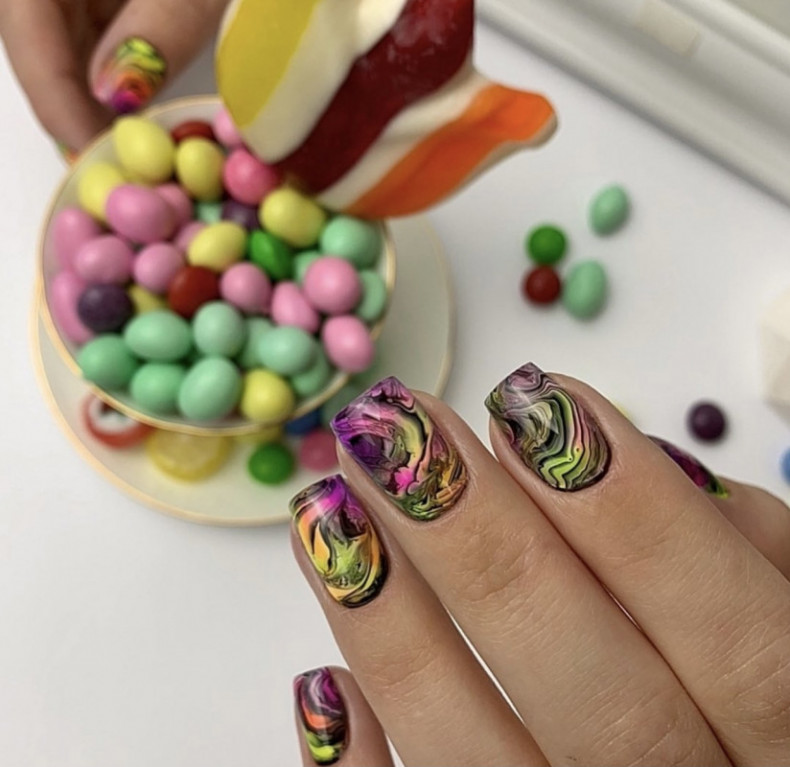 Colorful, photo - Manicurist Barb Manicure