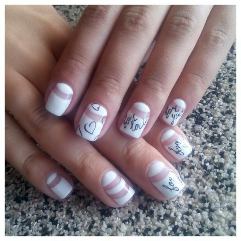 Heart with letters, photo - Manicurist Barb Manicure