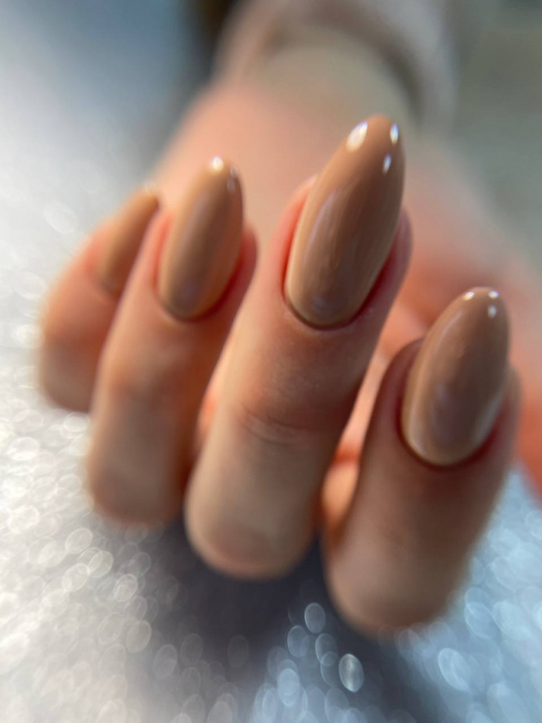 Кофейный, photo - Мастер маникюра Barb Manicure