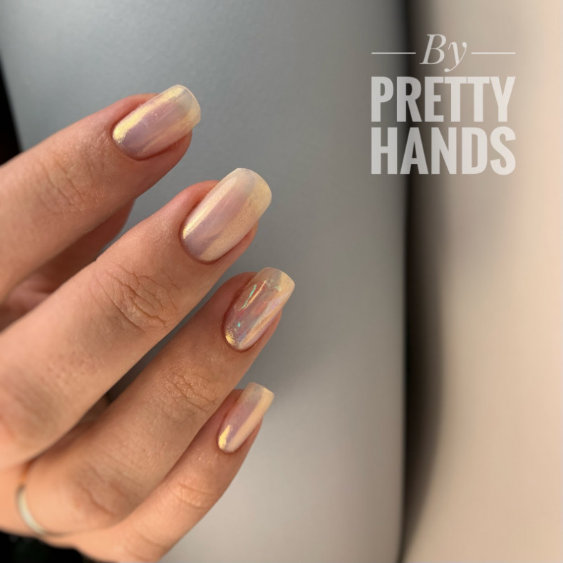 Clear pearl, photo - Manicurist Barb Manicure