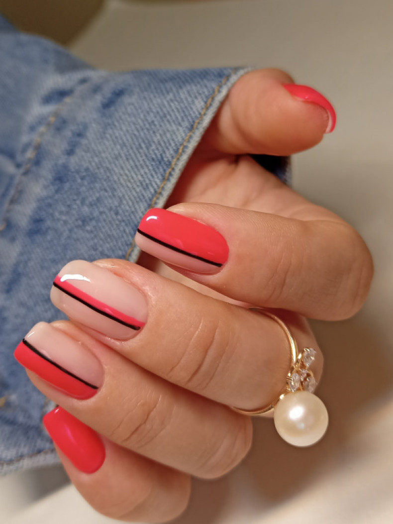 Striped coral, photo - Manicurist Barb Manicure