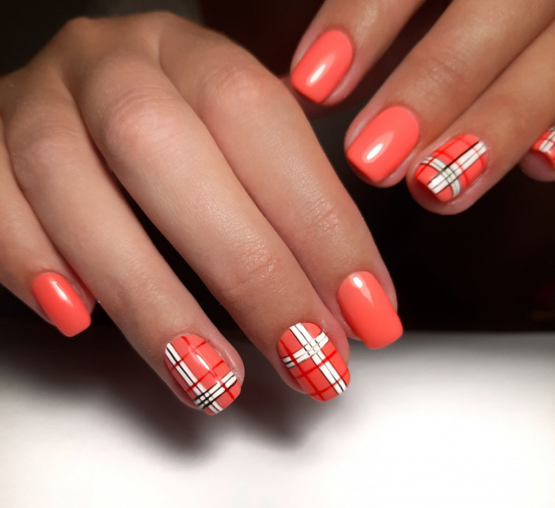 Pattern coral, photo - Manicurist Barb Manicure