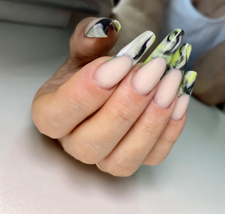 Арочне моделювання 
Сучасний арочний мигдаль 
Викладний фр, photo - Manicurist Barb Manicure