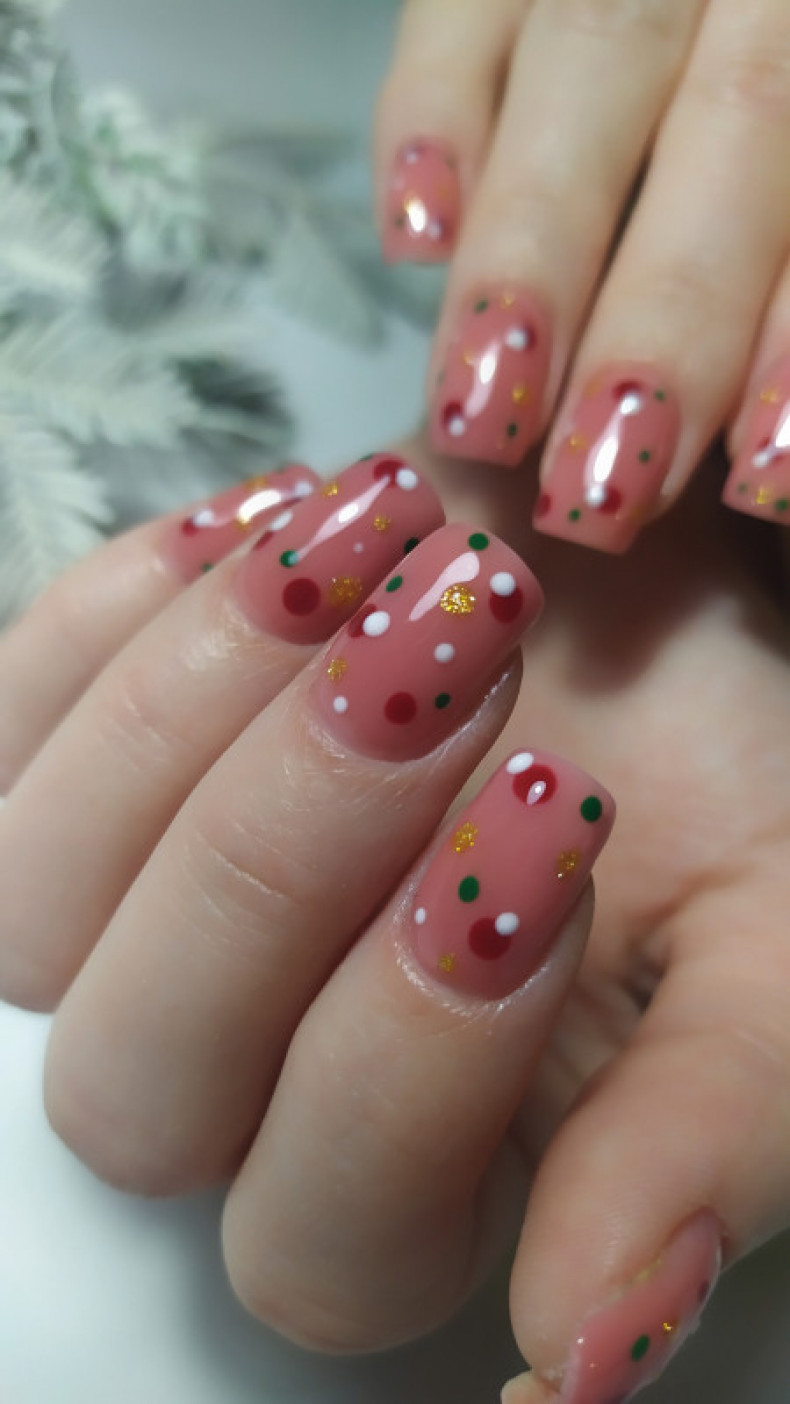 Polka dot, photo - Manicurist Barb Manicure