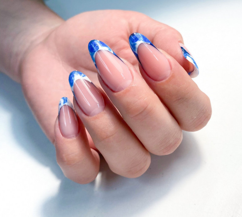 Korekta/żel/sztuka ekspresyjna francuski, photo - Manicurzysta Barb Manicure