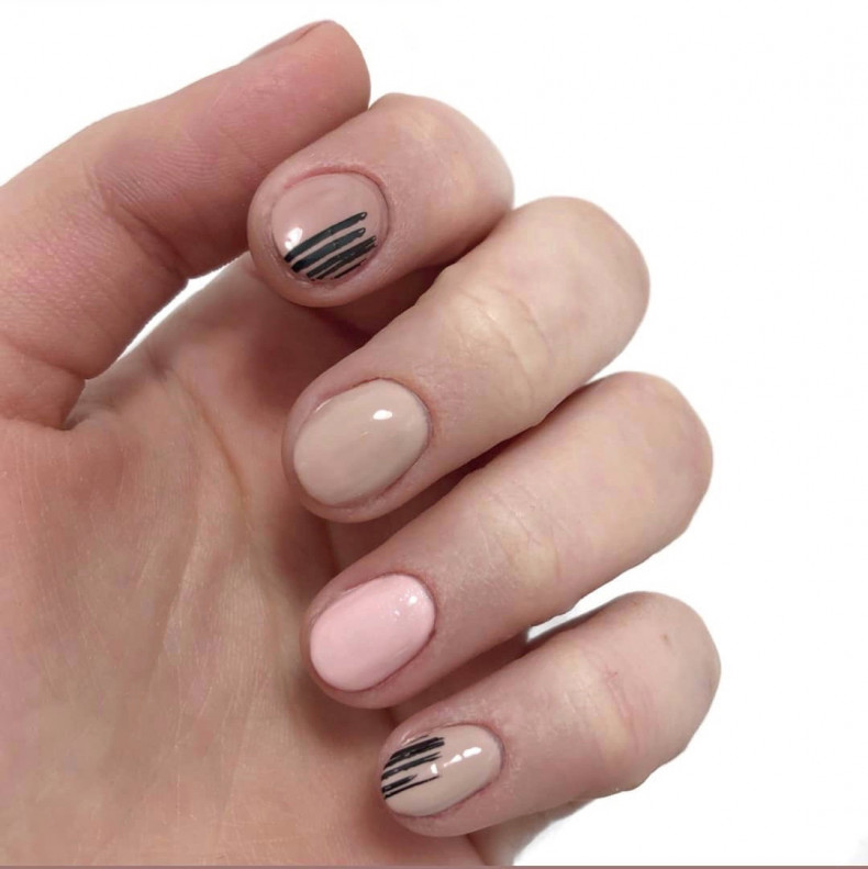 Комби маникюр + покрытие гель лаком, photo - Manicurist Barb Manicure