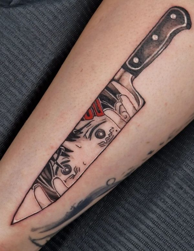 Anime-Serie messer bunt, photo - Tattoo-Studio Ad Infinitum