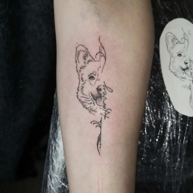 Frauen Wolf, photo - Tattoo-Studio Art House