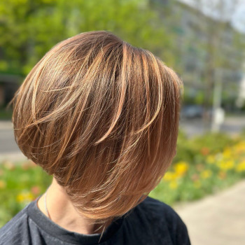 натуральне фарбування волосся, фарбування в один тон