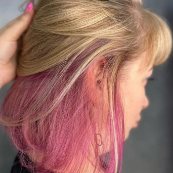 Скрытое цветное окрашивание