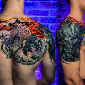 Татуировка
                    Studio tatuażu Сталкер Moscow