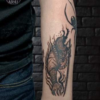 Цветная тату