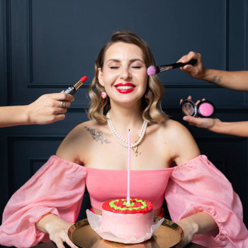 Wedding hair styling