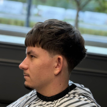 Textured crop z fade – fryzura męska Warszawa