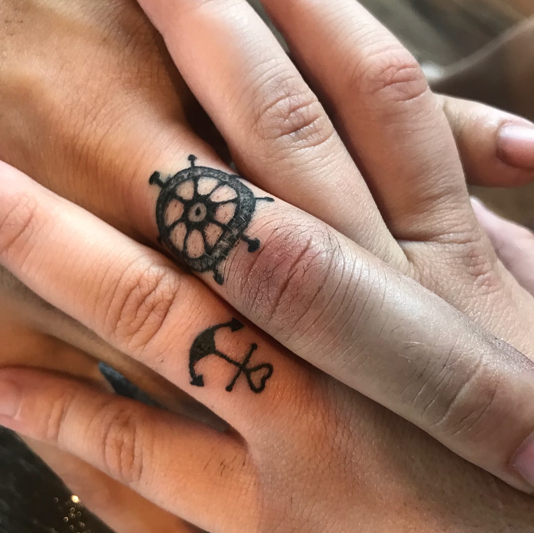 Tatuaż pary statków