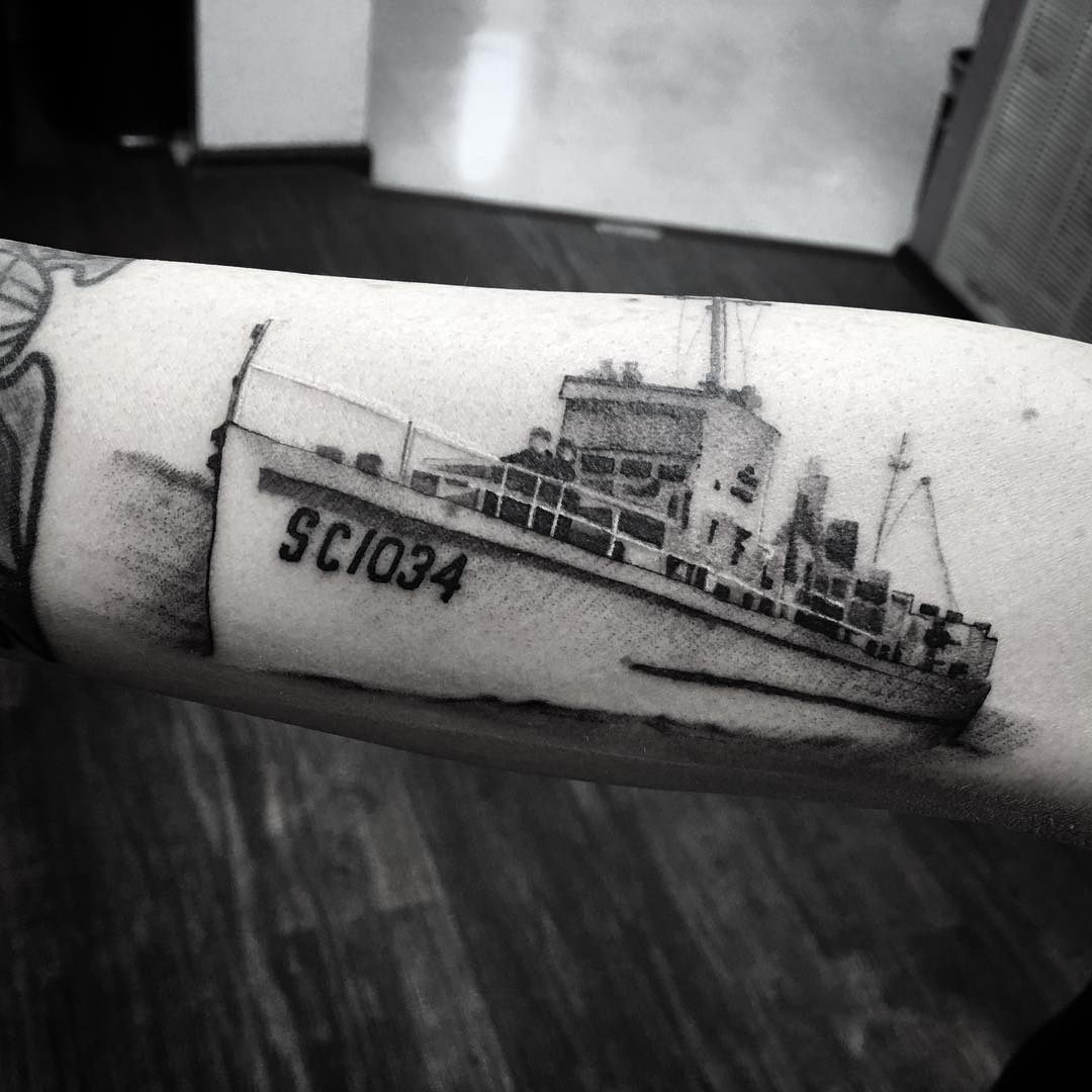 Navi Ship Tattoo