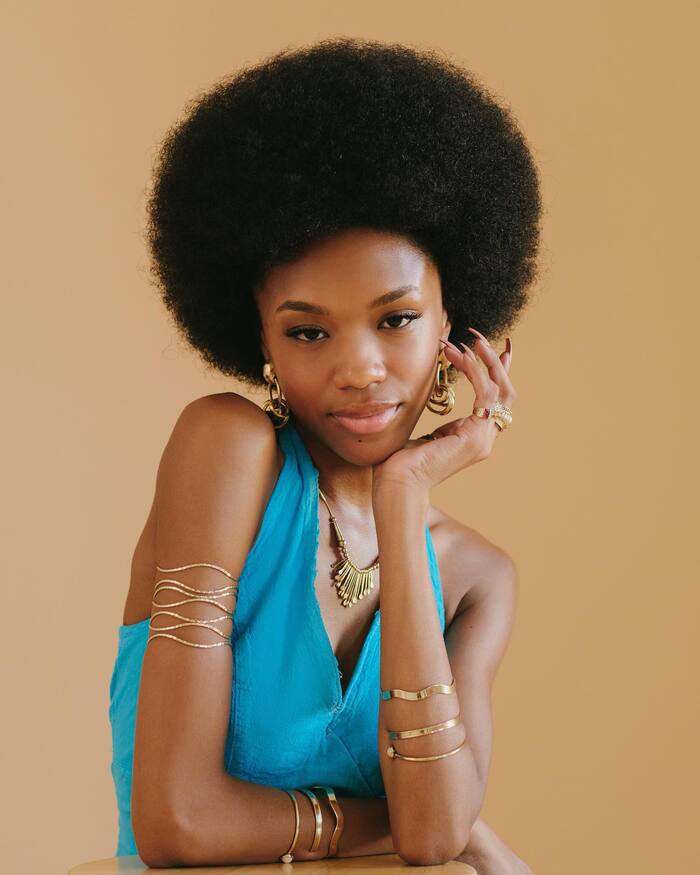 Photo of woman with Perfectly Picked Afro