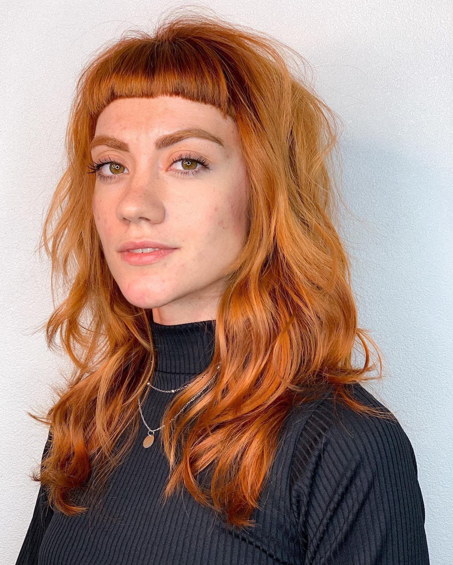 Bright Ginger Wolf Cut