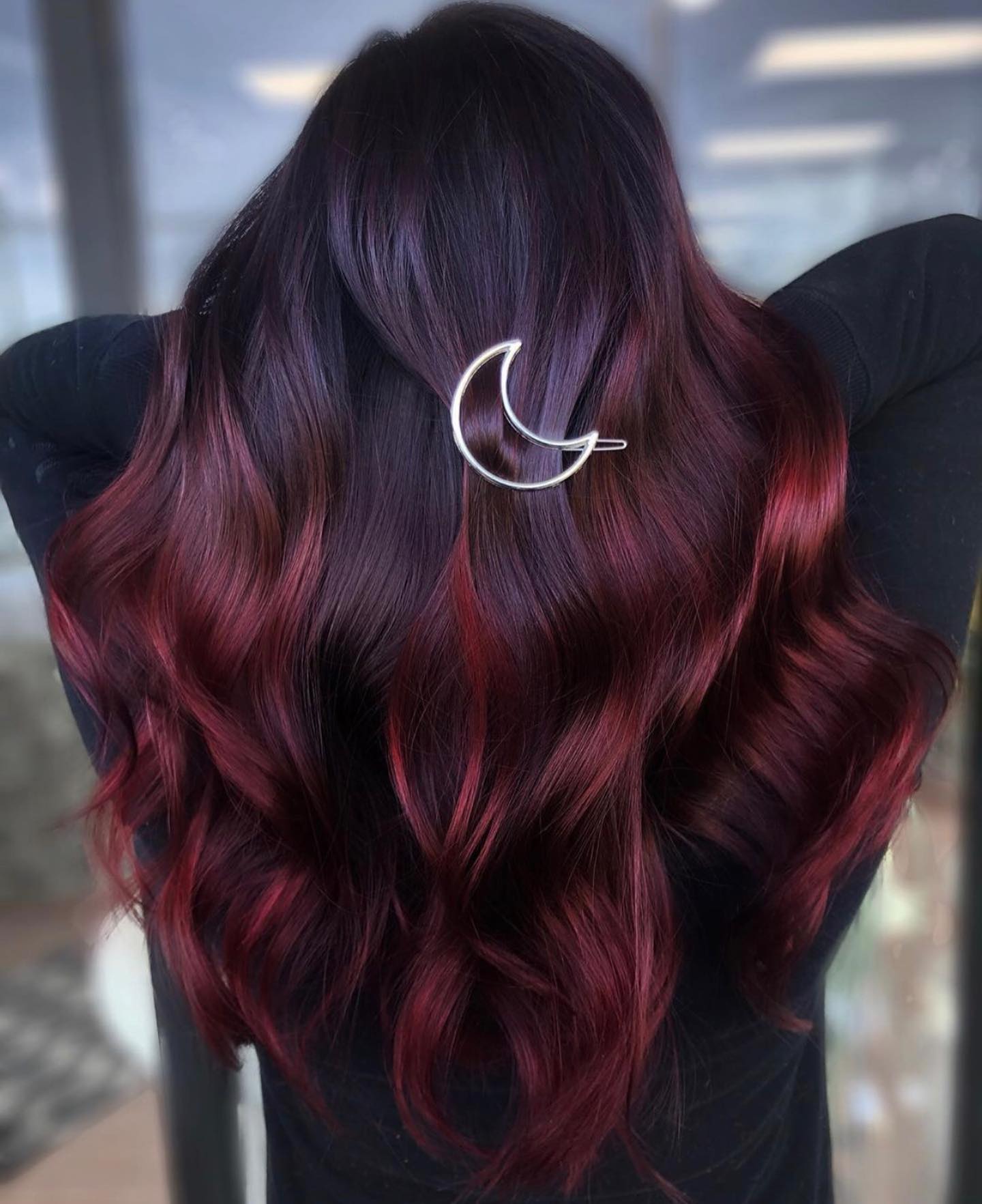 Black Cherry Ombre Hair Color