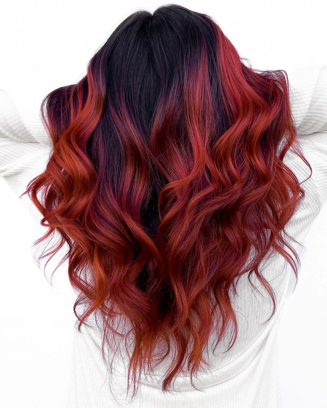 Dramatic Cherry Hair Color