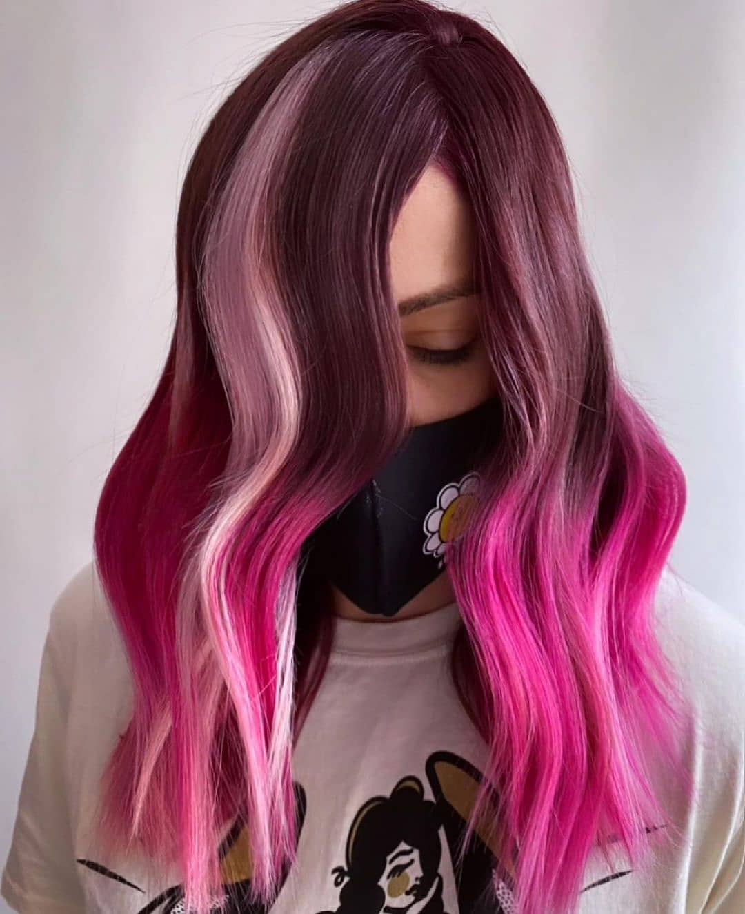 Дикая вишня и розовые волосы