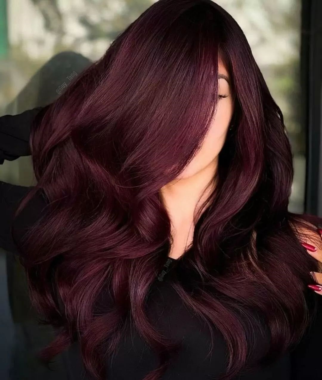 Cherry Wine Hair Color