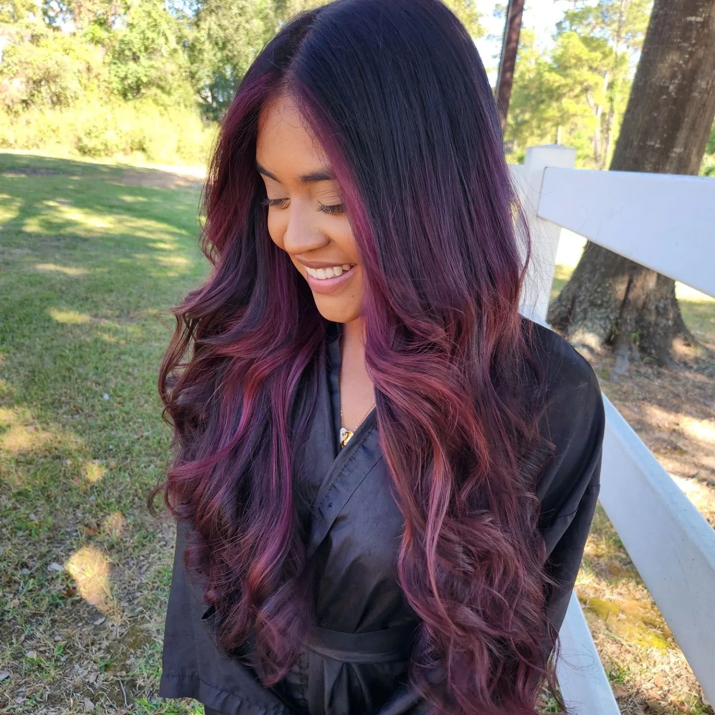 Dark Cherry Hair Color