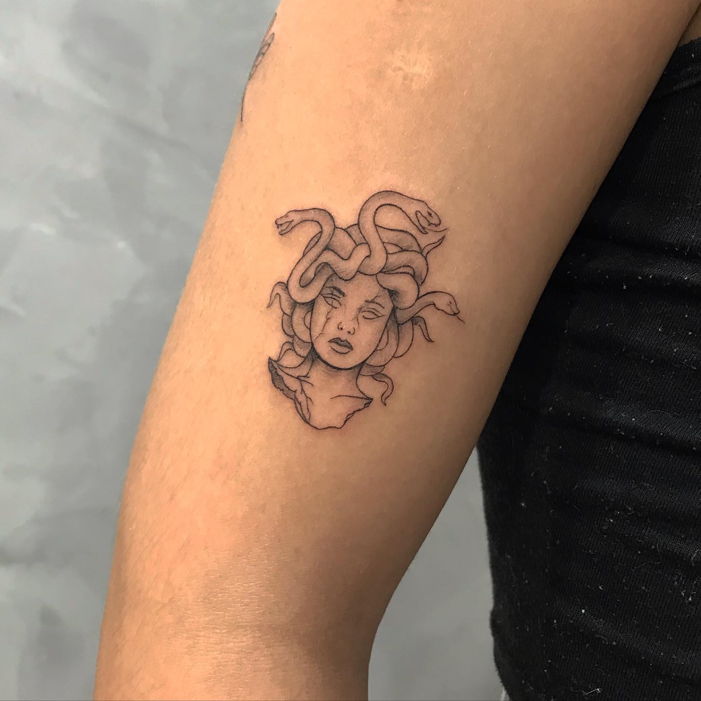 Small Medusa Tattoo 