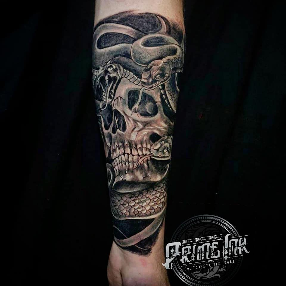 Medusa Skull Tattoo