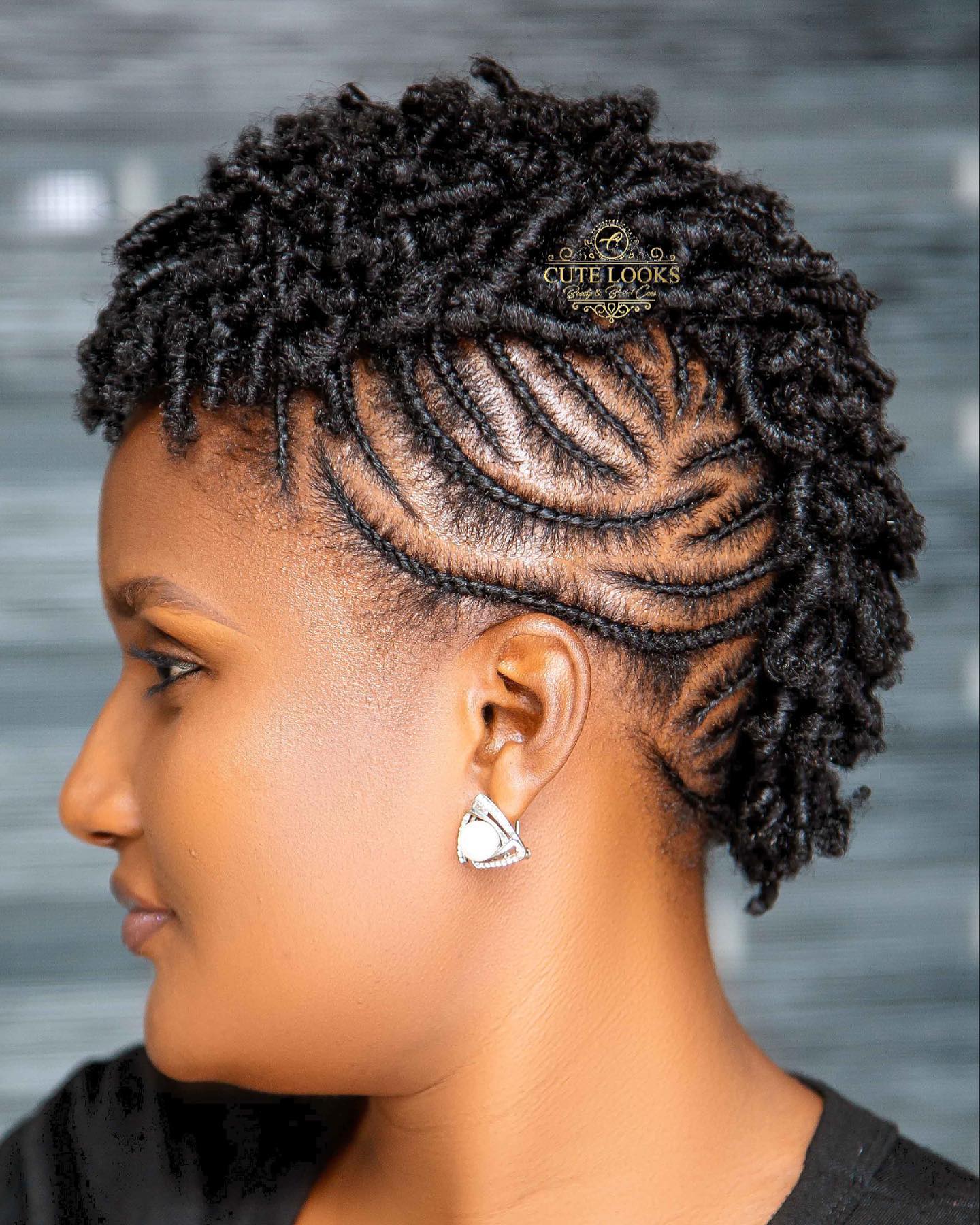 Mohawk Hairstyle with Braids
