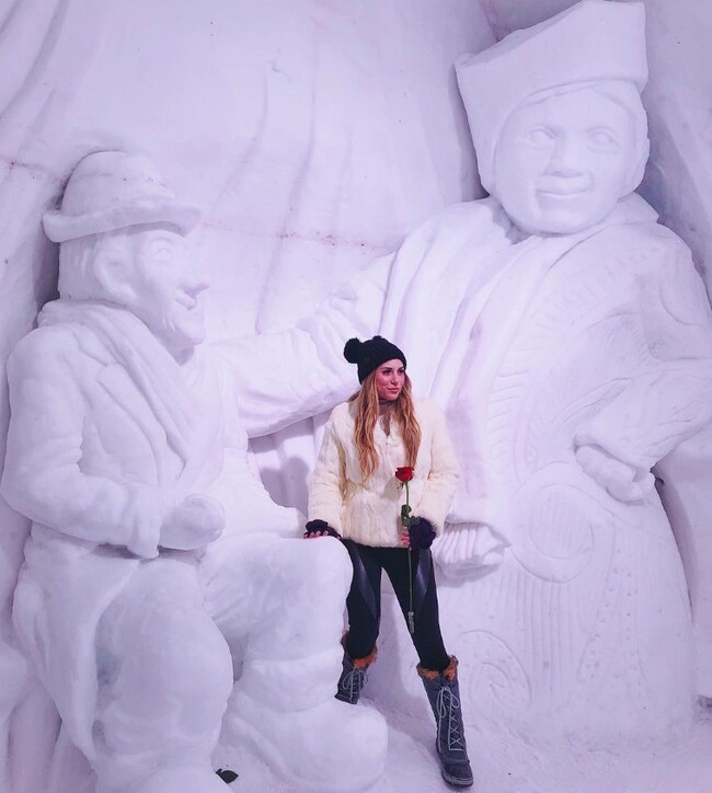 Offbeat Snow Art Installations