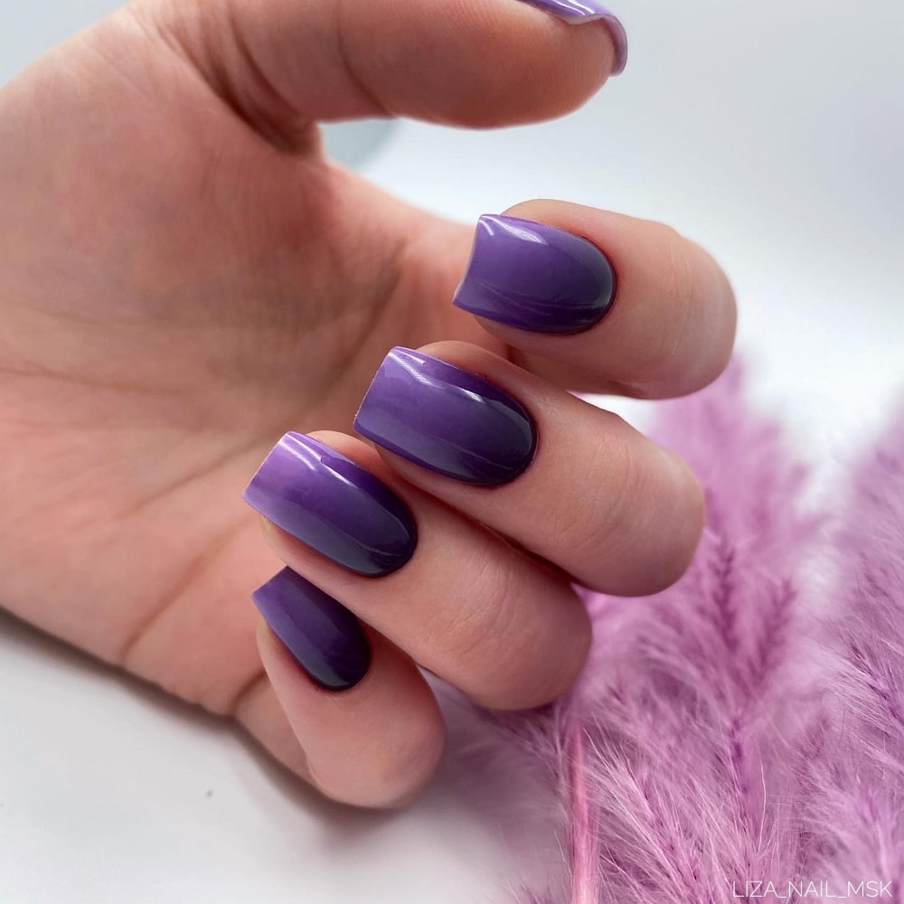 63 Purple Manicure Ideas For Acrylic Nails
